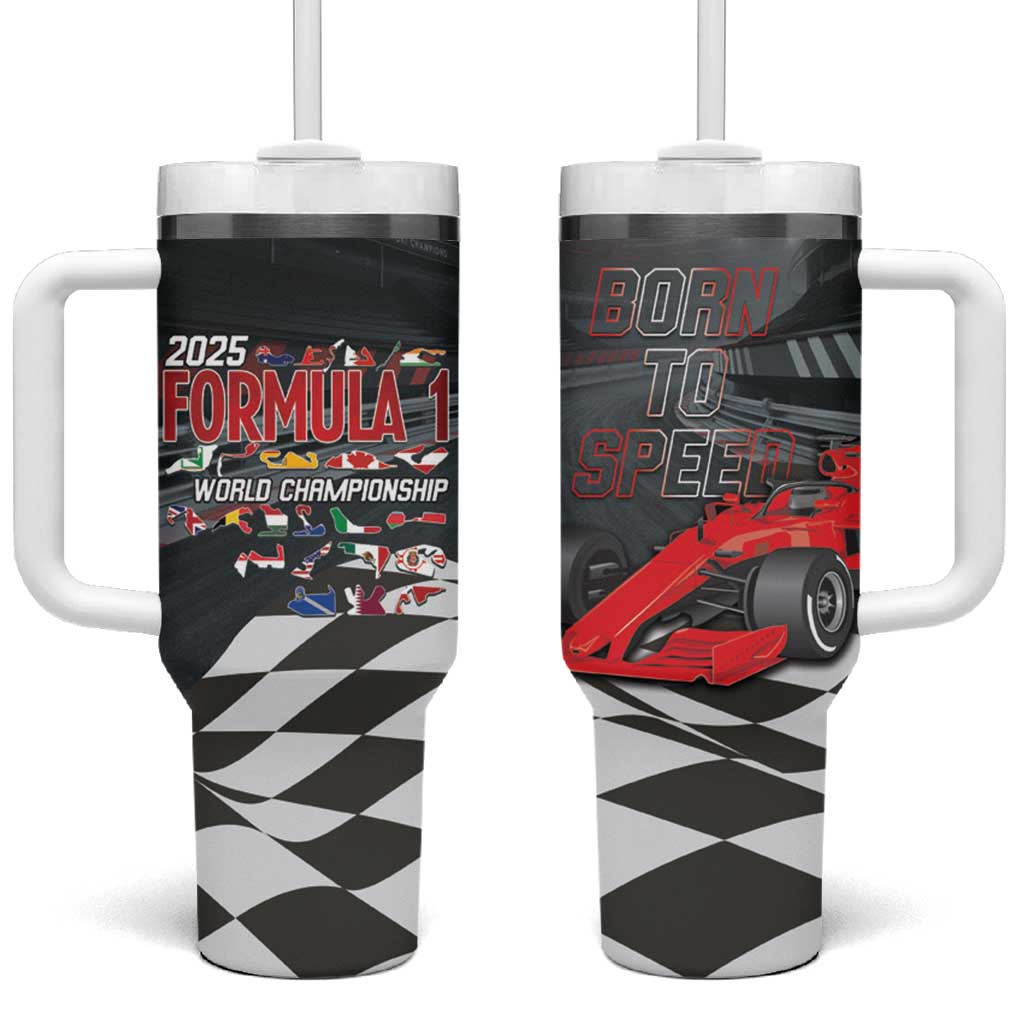 Racing Car 2025 Tumbler With Handle GP Circuits Born To Speed - Wonder Print Shop