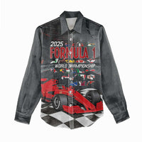 Racing Car 2025 Women Casual Shirt GP Circuits Born To Speed - Wonder Print Shop