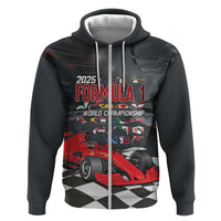 Racing Car 2025 Zip Hoodie GP Circuits Born To Speed - Wonder Print Shop