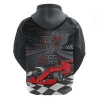Racing Car 2025 Zip Hoodie GP Circuits Born To Speed - Wonder Print Shop