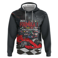 Racing Car 2025 Zip Hoodie GP Circuits Born To Speed - Wonder Print Shop