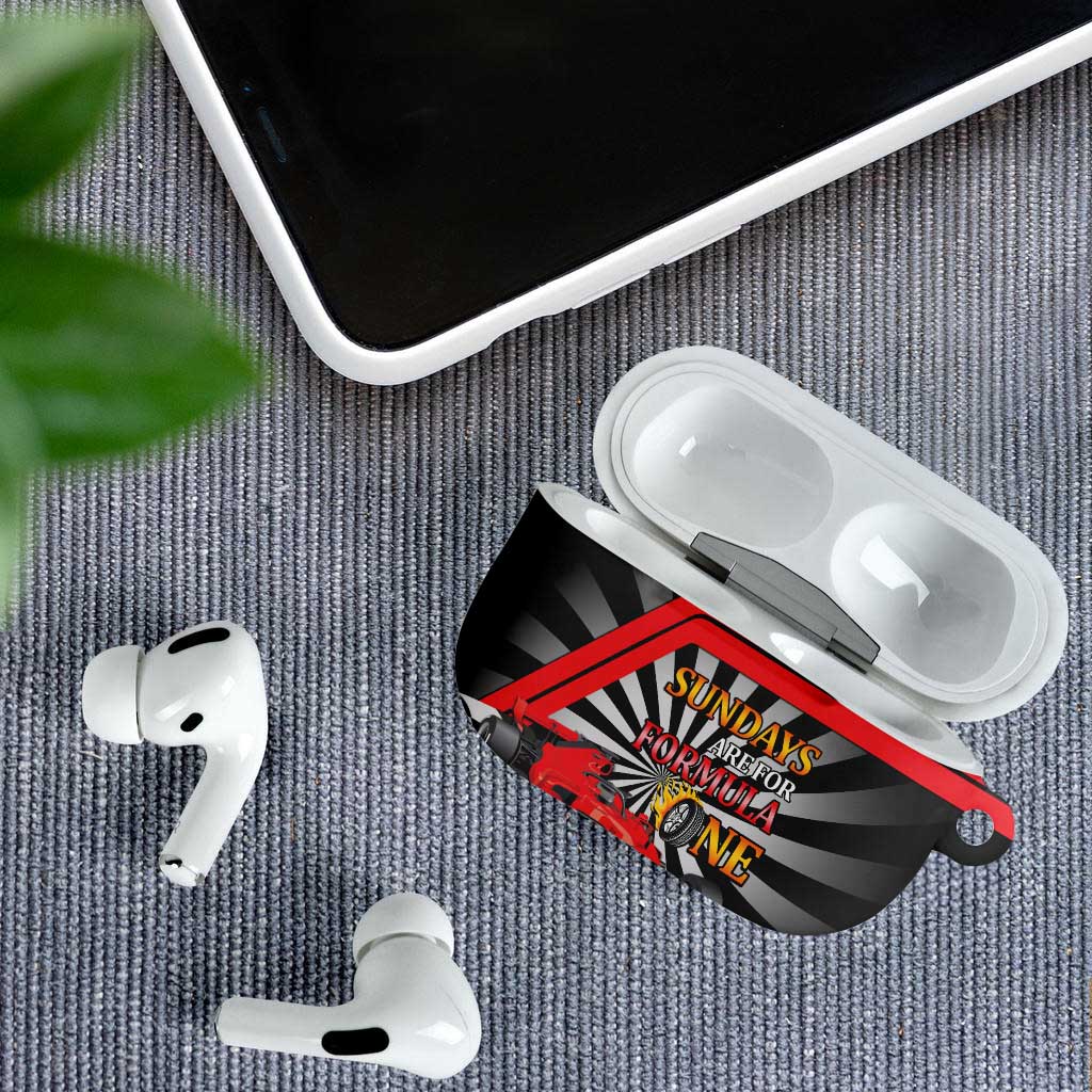 Sundays Are For Formula Racing AirPods Case - Wonder Print Shop