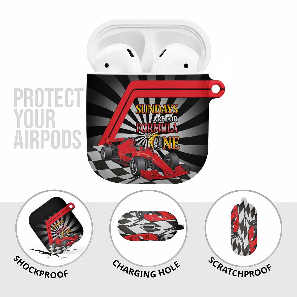 Sundays Are For Formula Racing AirPods Case - Wonder Print Shop
