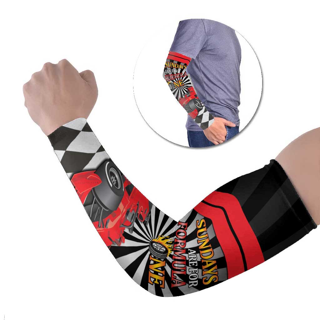 Sundays Are For Formula Racing Arm Sleeves - Wonder Print Shop