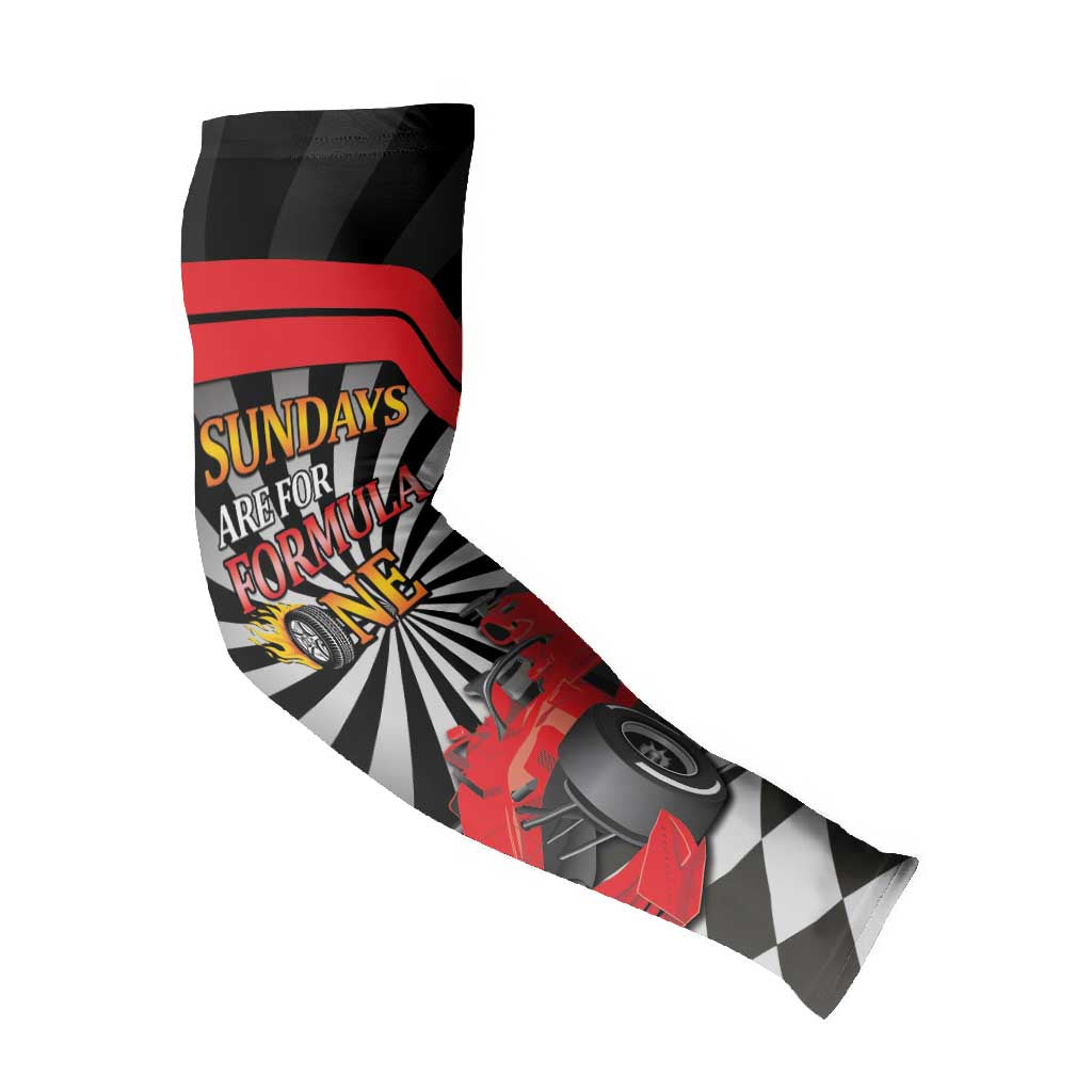 Sundays Are For Formula Racing Arm Sleeves - Wonder Print Shop