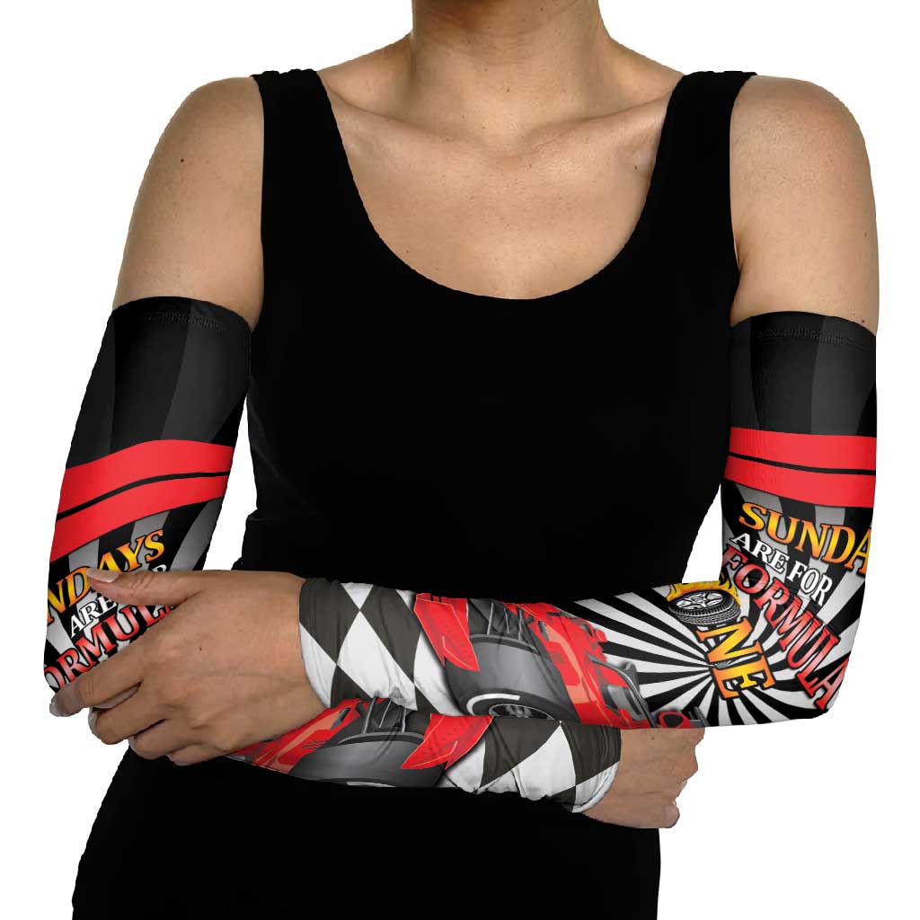 Sundays Are For Formula Racing Arm Sleeves - Wonder Print Shop