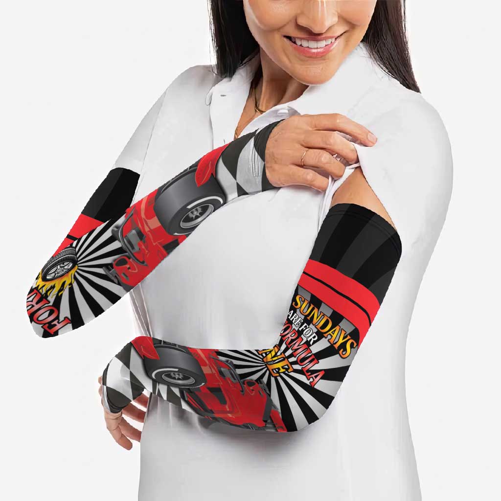 Sundays Are For Formula Racing Arm Sleeves - Wonder Print Shop
