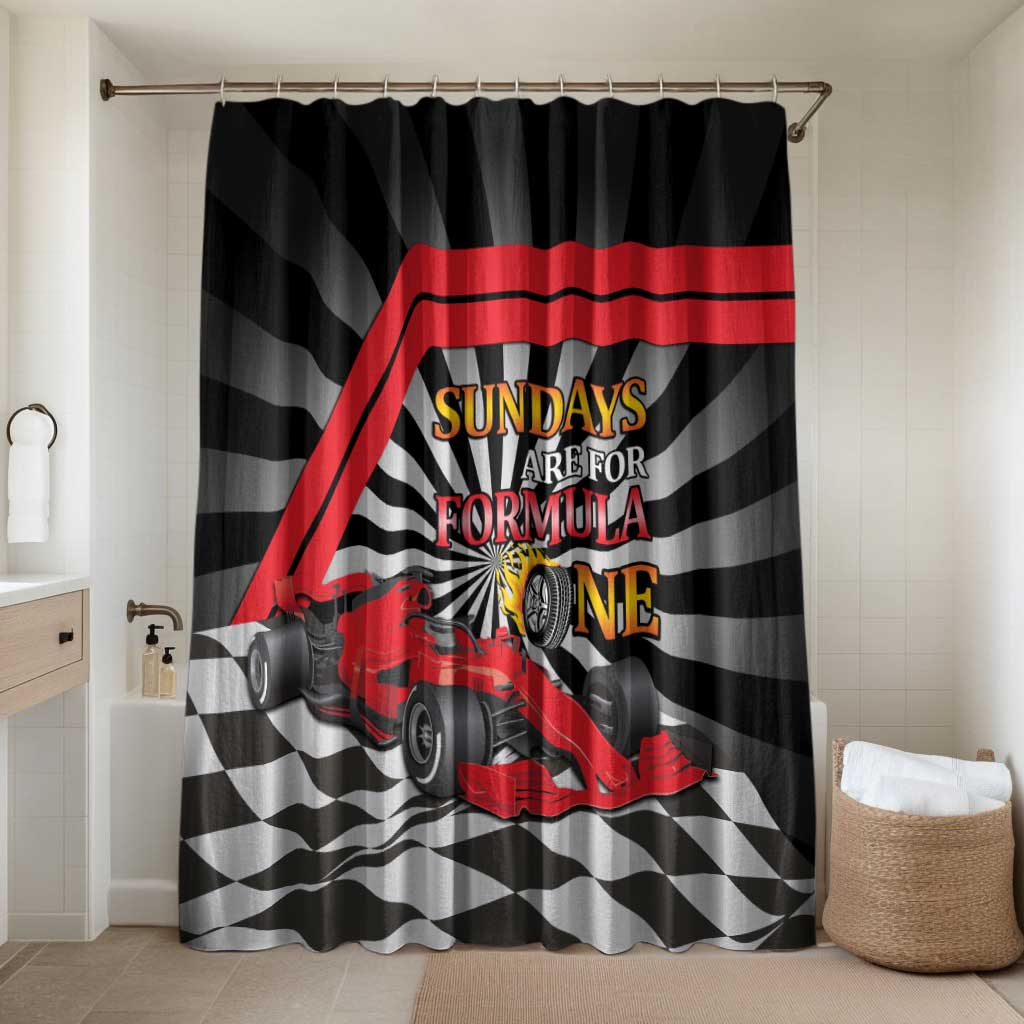 Sundays Are For Formula Racing Bathroom Set - Wonder Print Shop