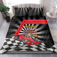 Sundays Are For Formula Racing Bedding Set - Wonder Print Shop