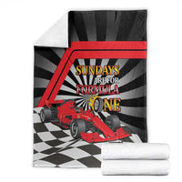 Sundays Are For Formula Racing Blanket - Wonder Print Shop
