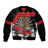 Sundays Are For Formula Racing Bomber Jacket - Wonder Print Shop