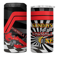 Sundays Are For Formula Racing 4 in 1 Can Cooler Tumbler - Wonder Print Shop