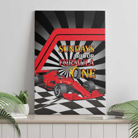 Sundays Are For Formula Racing Canvas Wall Art - Wonder Print Shop