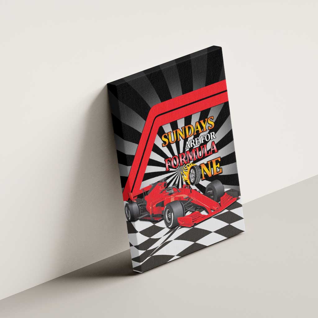 Sundays Are For Formula Racing Canvas Wall Art - Wonder Print Shop
