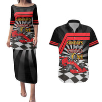 Sundays Are For Formula Racing Couples Matching Puletasi and Hawaiian Shirt - Wonder Print Shop
