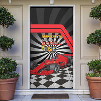 Sundays Are For Formula Racing Door Cover - Wonder Print Shop