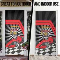 Sundays Are For Formula Racing Door Cover - Wonder Print Shop