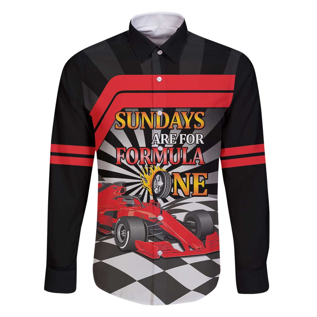 Sundays Are For Formula Racing Family Matching Mermaid Dress and Hawaiian Shirt - Wonder Print Shop