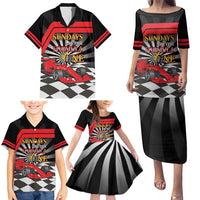 Sundays Are For Formula Racing Family Matching Puletasi and Hawaiian Shirt - Wonder Print Shop