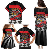 Sundays Are For Formula Racing Family Matching Puletasi and Hawaiian Shirt - Wonder Print Shop