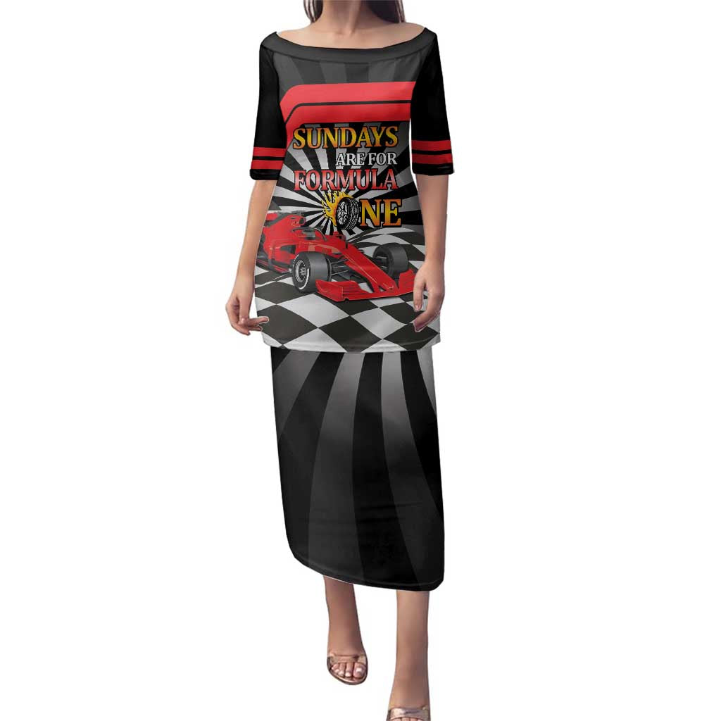 Sundays Are For Formula Racing Family Matching Puletasi and Hawaiian Shirt - Wonder Print Shop