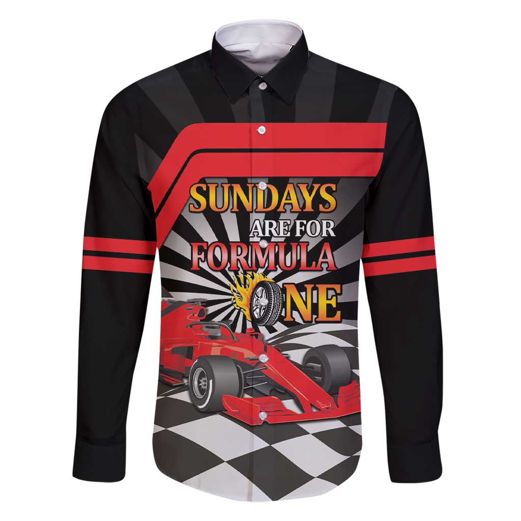 Sundays Are For Formula Racing Family Matching Short Sleeve Bodycon Dress and Hawaiian Shirt - Wonder Print Shop