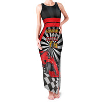 Sundays Are For Formula Racing Family Matching Tank Maxi Dress and Hawaiian Shirt - Wonder Print Shop