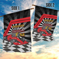 Sundays Are For Formula Racing Garden Flag - Wonder Print Shop