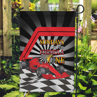 Sundays Are For Formula Racing Garden Flag - Wonder Print Shop