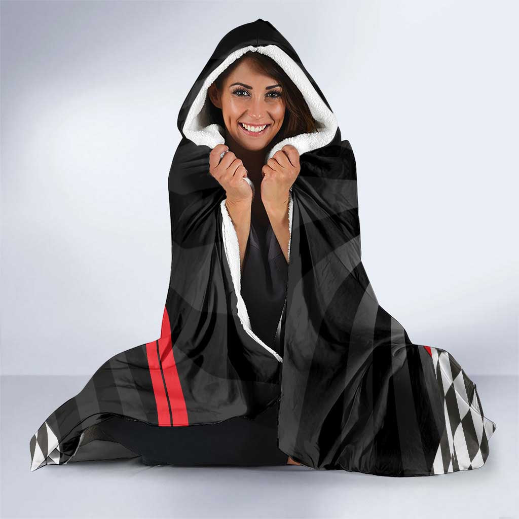 Sundays Are For Formula Racing Hooded Blanket - Wonder Print Shop