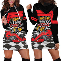 Sundays Are For Formula Racing Hoodie Dress - Wonder Print Shop