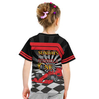 Sundays Are For Formula Racing Kid T Shirt - Wonder Print Shop