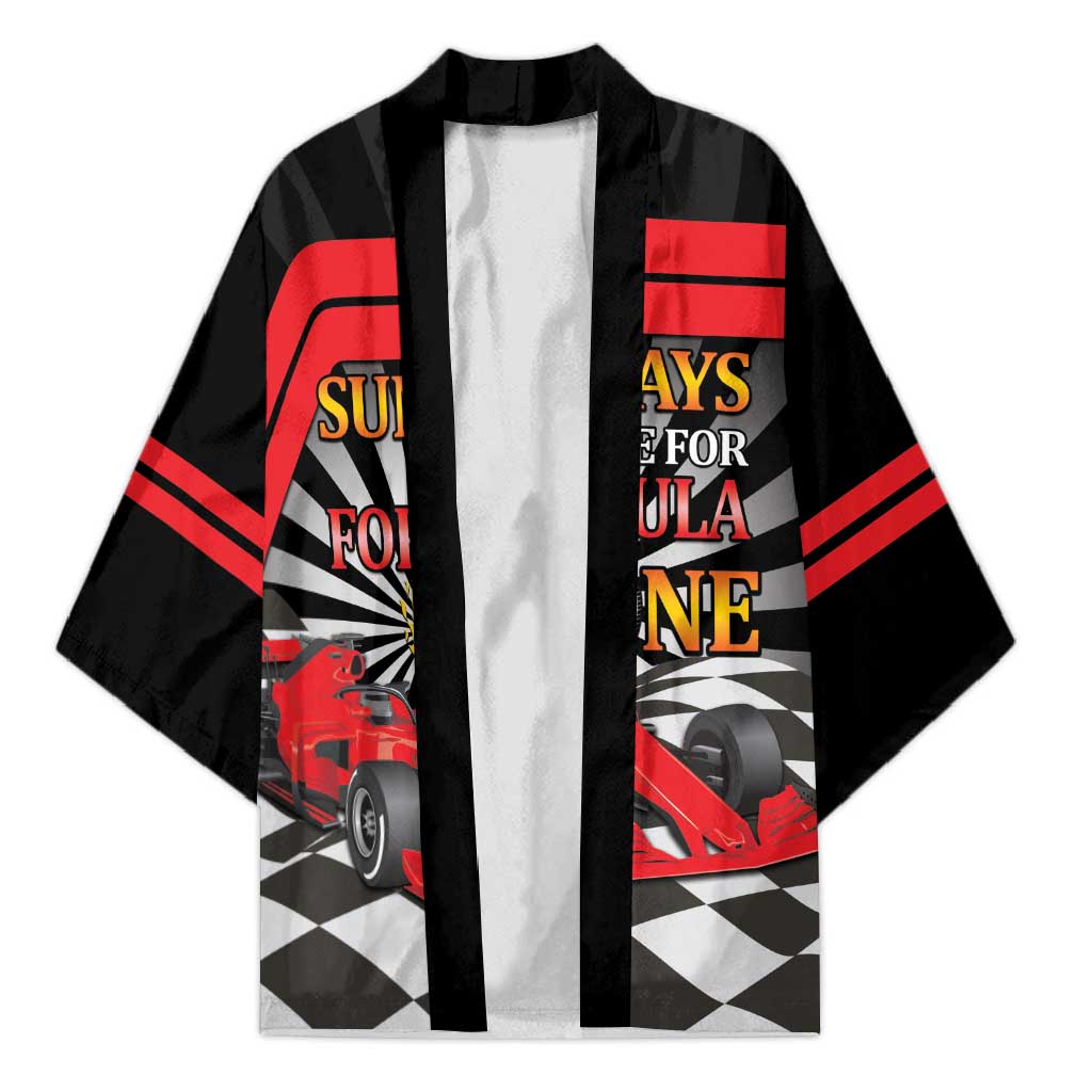 Sundays Are For Formula Racing Kimono - Wonder Print Shop