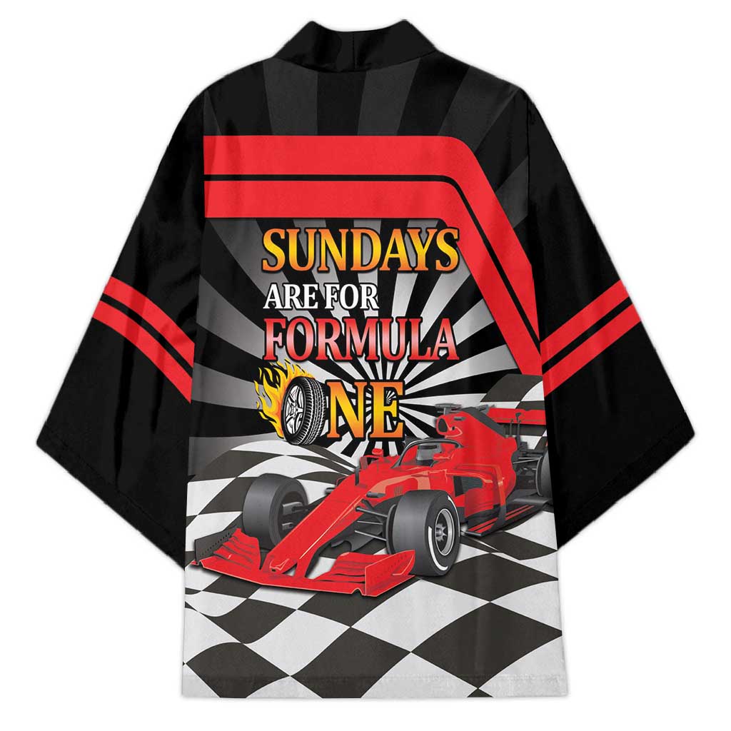Sundays Are For Formula Racing Kimono - Wonder Print Shop