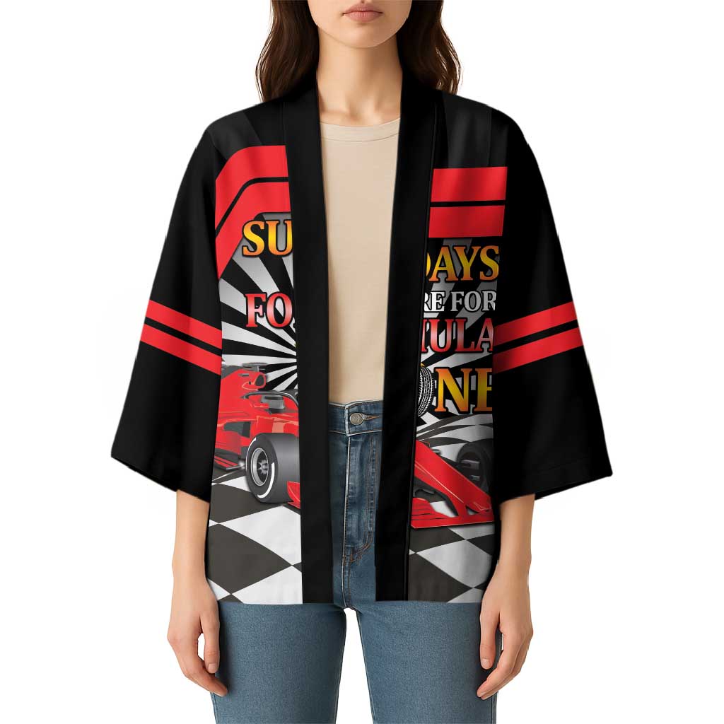 Sundays Are For Formula Racing Kimono - Wonder Print Shop
