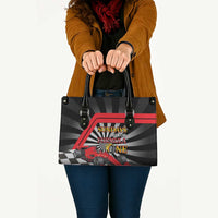 Sundays Are For Formula Racing Leather Bag - Wonder Print Shop