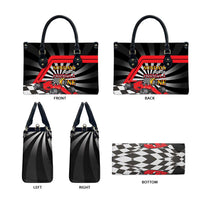 Sundays Are For Formula Racing Leather Bag - Wonder Print Shop