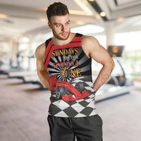 Sundays Are For Formula Racing Men Tank Top - Wonder Print Shop