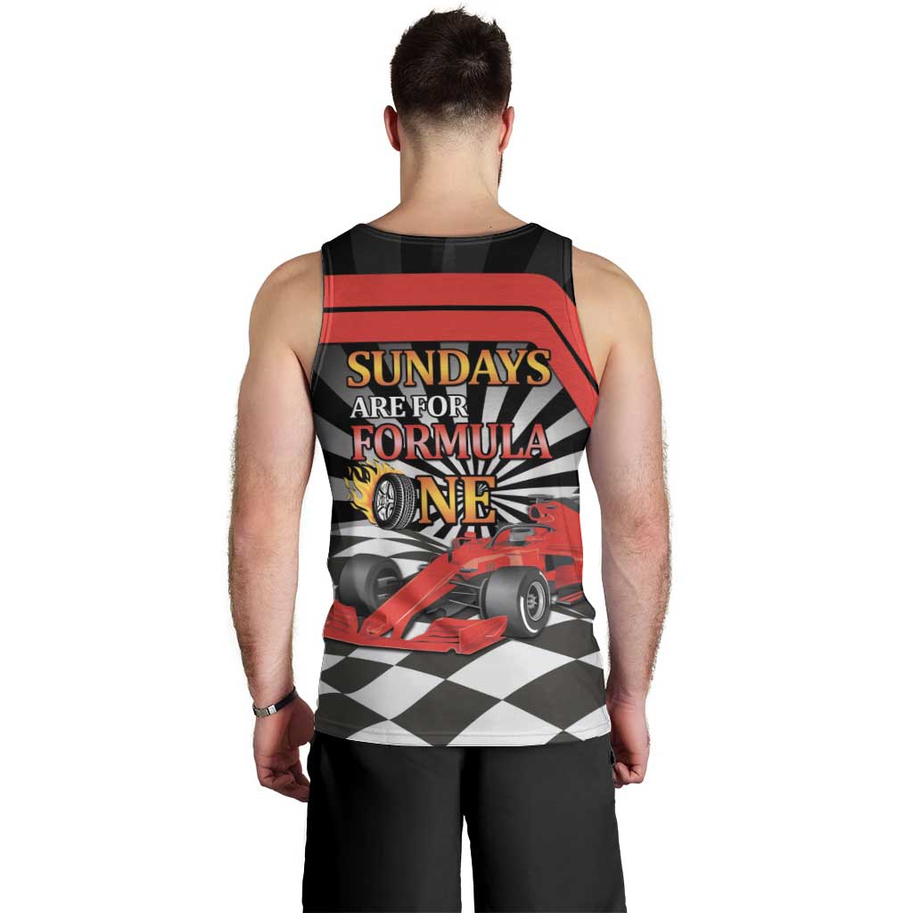 Sundays Are For Formula Racing Men Tank Top - Wonder Print Shop