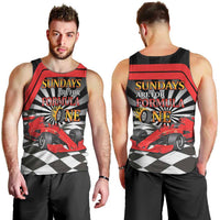 Sundays Are For Formula Racing Men Tank Top - Wonder Print Shop
