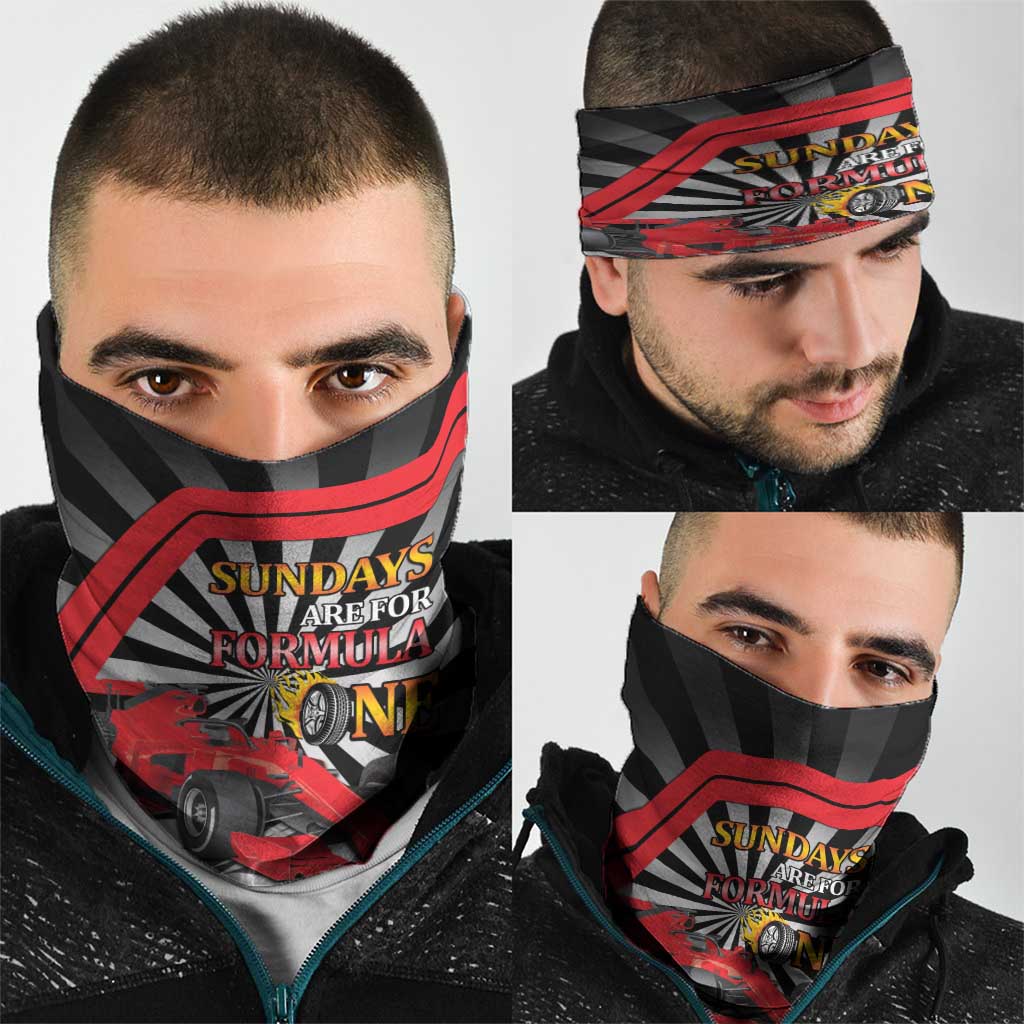 Sundays Are For Formula Racing Neck Gaiter LT14