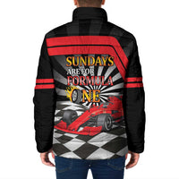 Sundays Are For Formula Racing Padded Jacket - Wonder Print Shop