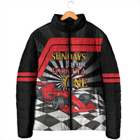 Sundays Are For Formula Racing Padded Jacket - Wonder Print Shop