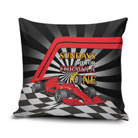 Sundays Are For Formula Racing Pillow Cover - Wonder Print Shop