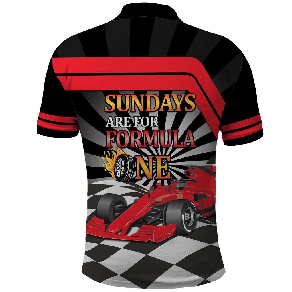 Sundays Are For Formula Racing Polo Shirt - Wonder Print Shop