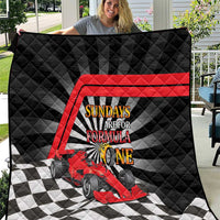 Sundays Are For Formula Racing Quilt - Wonder Print Shop