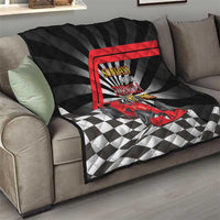 Sundays Are For Formula Racing Quilt - Wonder Print Shop