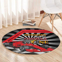 Sundays Are For Formula Racing Round Carpet - Wonder Print Shop