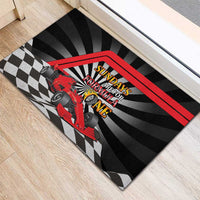 Sundays Are For Formula Racing Rubber Doormat - Wonder Print Shop