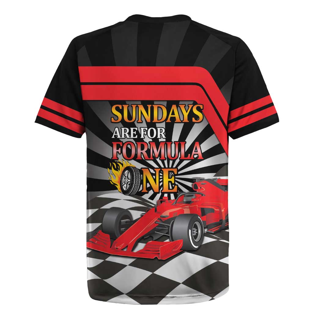 Sundays Are For Formula Racing Rugby Jersey - Wonder Print Shop